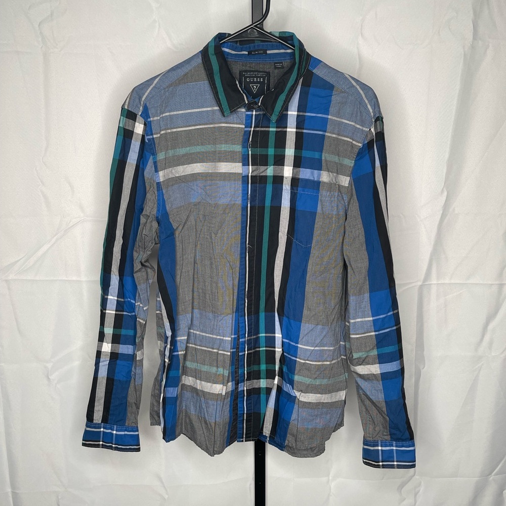 Guess Button Down Large Slim Fit